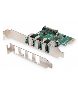 Digitus 4-Port USB 3.0 PCI Express Add-on Card