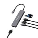 Verbatim 32156 хаб-разветвитель USB 3.2 Gen 1 (3.1 Gen 1) Type-C 5000 Мбит/с Серый