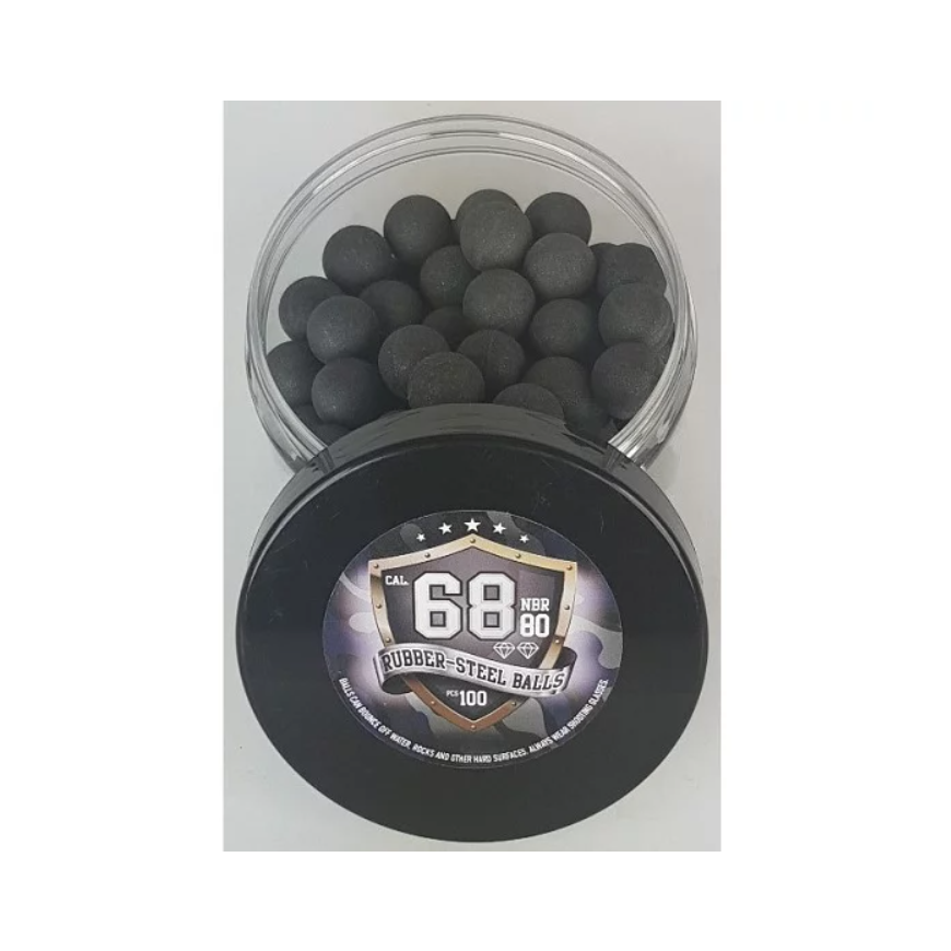 Rubber and metal balls Guard Power cal. 68-100 pcs. – 2