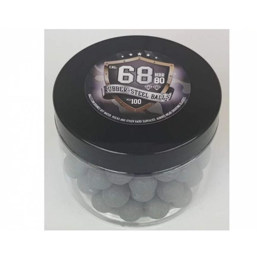Gumos ja metallkuulid Guard Power cal. 68-100 tk. – 4