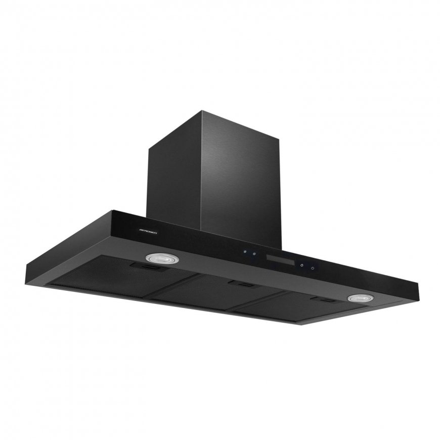 90 cm Black Berdsen BE-90S Extractor Hood – 2