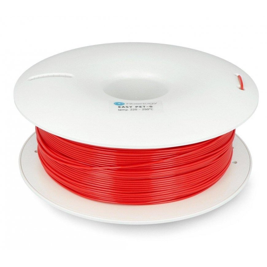 3D-tulostusmateriaali Fiberlogy Easy PET-G 1,75 mm 0,85 kg – Punainen – 2