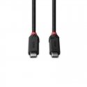 Lindy 1m USB4 240W Type C Cable, Black Line