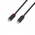 Lindy 1m USB4 240W Type C Cable, Black Line