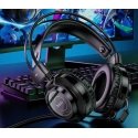 Наушники HOCO с проводом USB A + Jack 3,5 мм с микрофоном для игр W110 2 м черные Наушники HOCO с проводом USB A + Jack 3,5 мм с микрофоном для игр W110 2 м черные