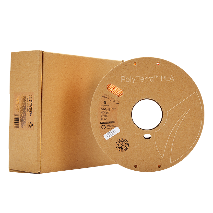 Polymaker Polimaker PolyTerra PLA - 1kg - 1.75mm - Peach – 4