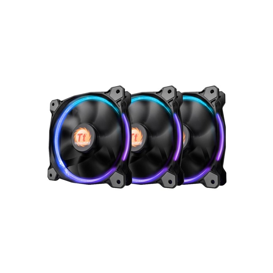 Thermaltake RIing 14 (3 Fan Pack) Корпус компьютера Вентилятор 14 cm Черный