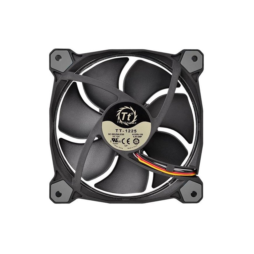 Thermaltake RIing 14 (3 Fan Pack) Datora korpusam Ventilators 14 cm Melns – 4