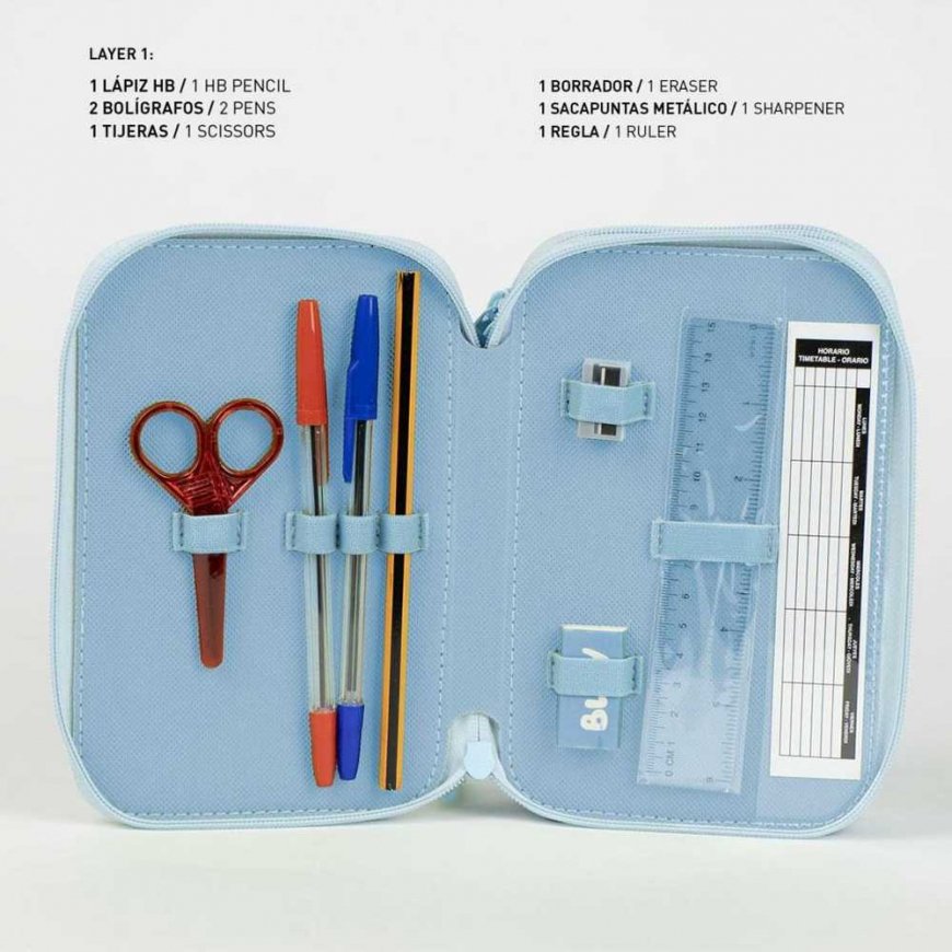 "Bluey" pencil case with accessories – 3