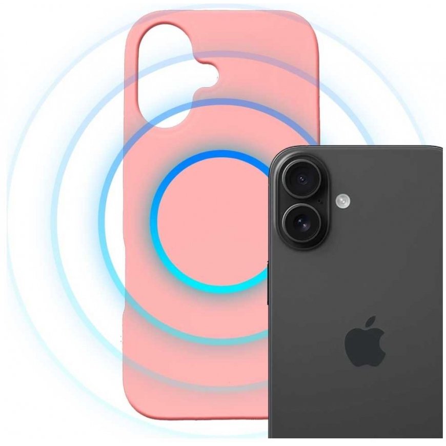 Чехол 3MK Hardy MagSilicone для Apple iPhone 16 Plus розовый – 3