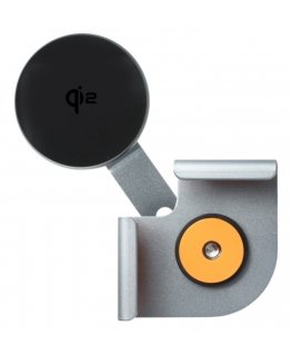 4smarts 541114 telefona turētājs Aktīvs turētājs Wireless charger Melns, Pelēks