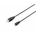 Equip USB 2.0 Type A to Micro-B Cable, 1.8m , Black Equip USB 2.0 Type A to Micro-B Cable, 1.8m , Black