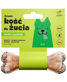 AZANKI Kaulas su vabzdžiais ir gervuogėmis S/M - šunų skanėstas - 12 cm
