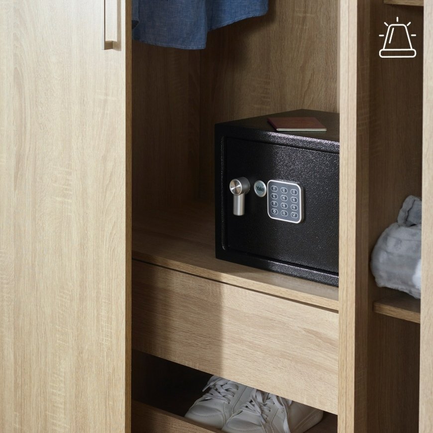 Yale YEC/250/DB2 safe Portable safe 16.3 L Steel Black – 5