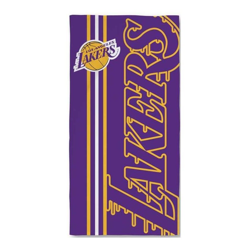 Los Angeles Lakers puuvillainen rantapyyhe