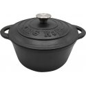 King Hoff Kinghoff kettle pot with lid, 4 l, Ø24 cm, black, KH-1476 King Hoff Kinghoff kettle pot with lid, 4 l, Ø24 cm, black, KH-1476