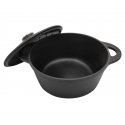 Kuningas Hoff Kinghoff ketaus puodas koos kaanega, 4 l, Ø24 cm, must, KH-1476 Kuningas Hoff Kinghoff ketaus puodas koos kaanega, 4 l, Ø24 cm, must, KH-1476