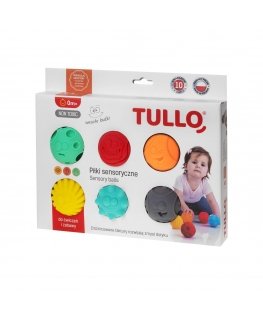 Sensory development balls Tullo, faces, 6 pcs., 462