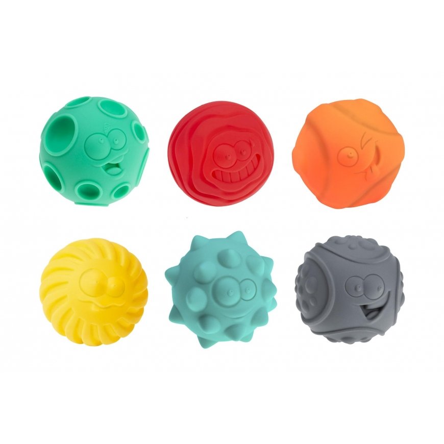 Sensory development balls Tullo, faces, 6 pcs., 462 – 2