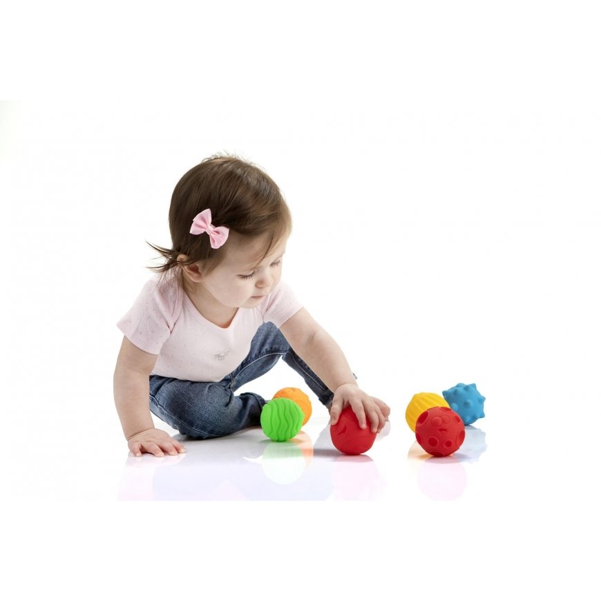Sensory development balls Tullo, faces, 6 pcs., 462 – 3