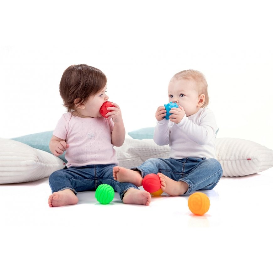 Sensory development balls Tullo, faces, 6 pcs., 462 – 4