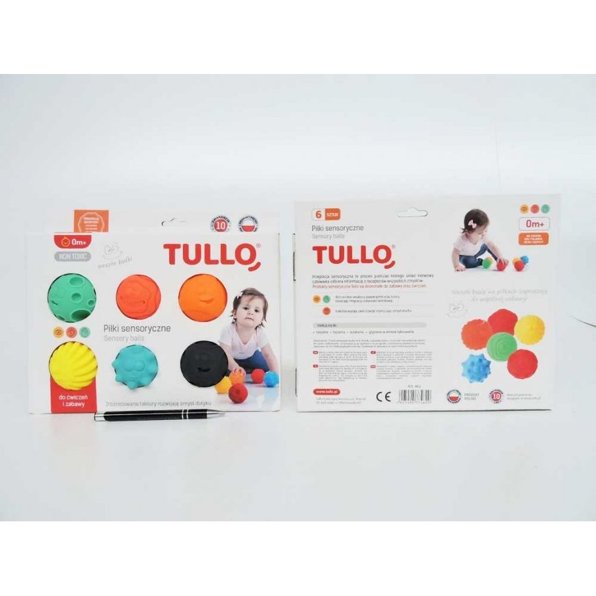 Sensory development balls Tullo, faces, 6 pcs., 462 – 5