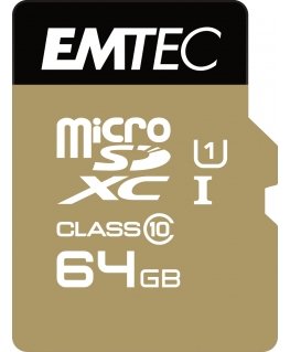 Emtec microSD Class10 Gold+ 64GB