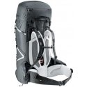 Deuter Aircontact Pro 75+10 SL women's hiking backpack, graphite color Deuter Aircontact Pro 75+10 SL women's hiking backpack, graphite color