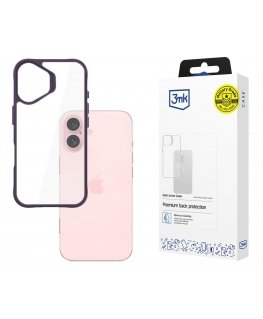 3MK Satin Armor Case+ mobilo telefonu apvalks 15,5 cm (6.1") Aploksne Lillā, Caurspīdīgs