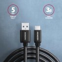 Axagon BUCM3-AM20AB USB-kaabel USB 3.2 Gen 1 (3.1 Gen 1) 2 m USB C USB A Must Axagon BUCM3-AM20AB USB-kaabel USB 3.2 Gen 1 (3.1 Gen 1) 2 m USB C USB A Must