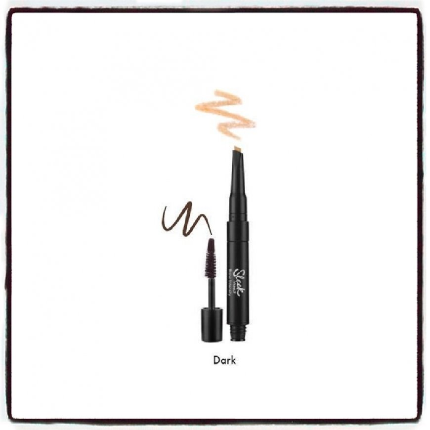 Sleek MakeUP, Antakių intensyvumas, Blakstienų tušas ir aukštinimo priemonė 2-in-1, Tamsus