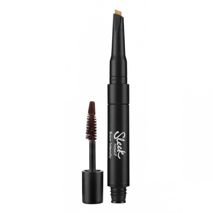 Sleek MakeUP, uzacu intensitāte, skropstu tuša un augšējo daļu izgaismotājs 2-in-1, tumšs – 2