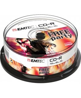 Emtec ECOC802552CB neįrašytas CD diskas CD-R 700 MB 52x 25 vnt