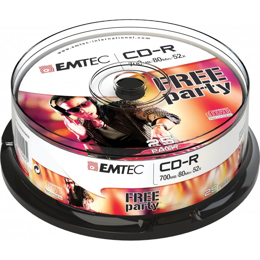 Emtec ECOC802552CB tukšs kompaktdisks CD-R 700