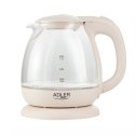 Adler AD 1283C electric kettle 1 L 900 W Cream Adler AD 1283C electric kettle 1 L 900 W Cream