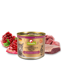 GRANATAPET Symphony No.10 Wild boar and duck - wet cat food - 200g