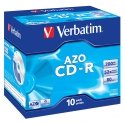 Verbatim CD-R AZO Crystal 700 MB 52x 10 vnt Verbatim CD-R AZO Crystal 700 MB 52x 10 vnt