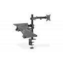 Digitus DA-90436 monitori kinnitus ja alus 81,3 cm (32") Laud Must