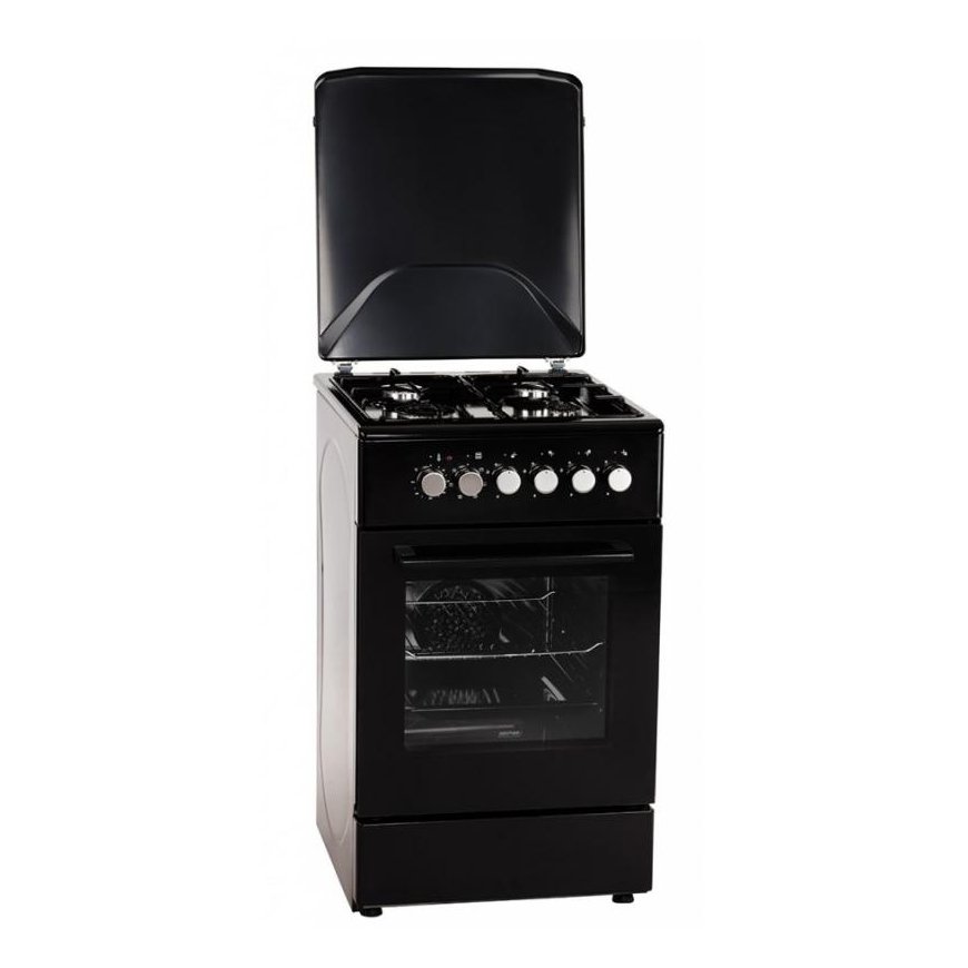 MPM MPM-56-KGM-12B Gāzes/elektriskā plīts Melna
