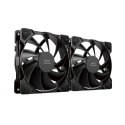 Mars Gaming MFPROX2 Datora dzesēšanas sistēma Datora korpusam Ventilators 12 cm Melns 2 pcs Mars Gaming MFPROX2 Datora dzesēšanas sistēma Datora korpusam Ventilators 12 cm Melns 2 pcs