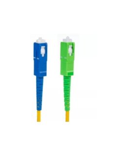 Extralink Patch Cord SC/APC-SC/APC, LSOH, Üksik Režiim, Simplex, G.657A2, 3mm, 15m, Valge
