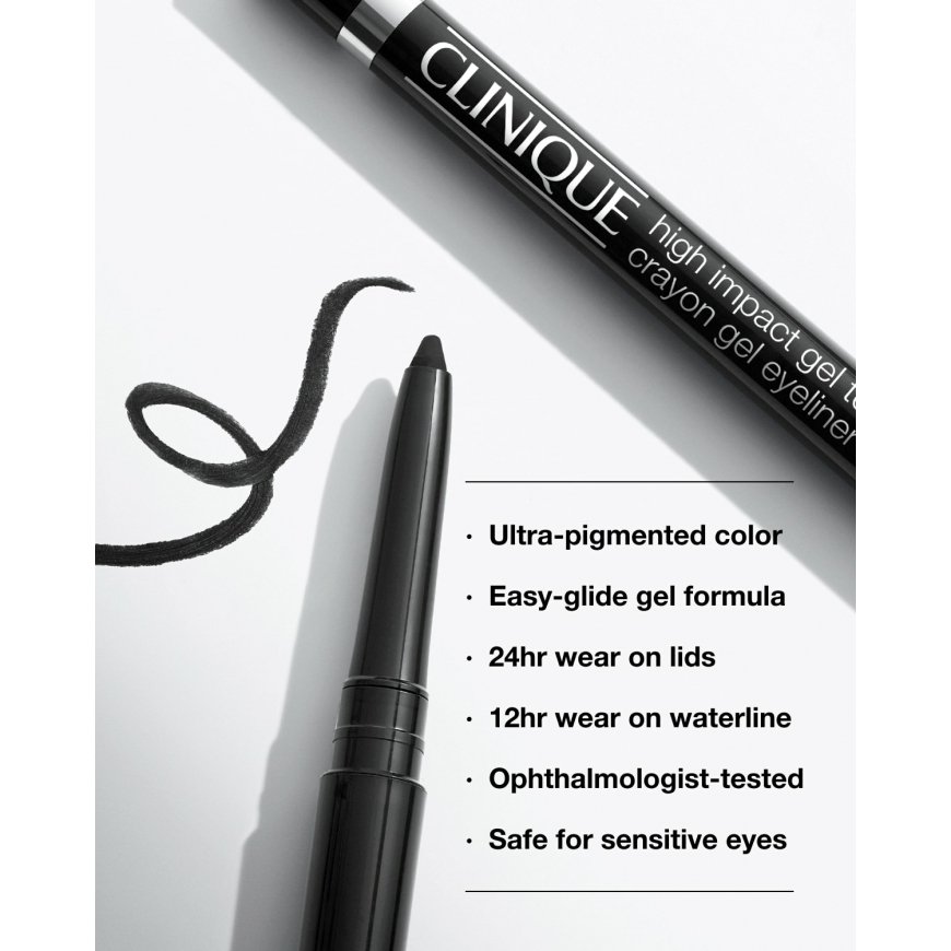 Clinique High Impact eye pencil 0,35 g Geeli Intense Black – 3