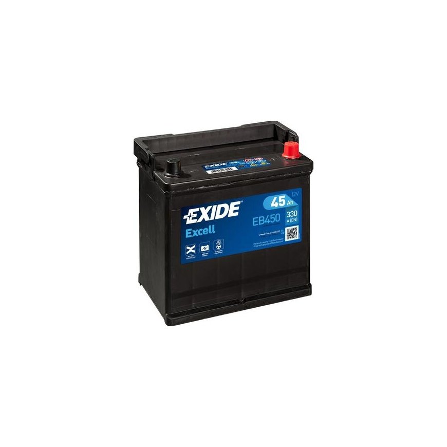 Exide Excell EB450 automašīnas akumulators Noslēgts