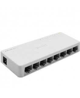 Qoltec 52248 tīkla pārslēgs Nepārvaldīts Balts