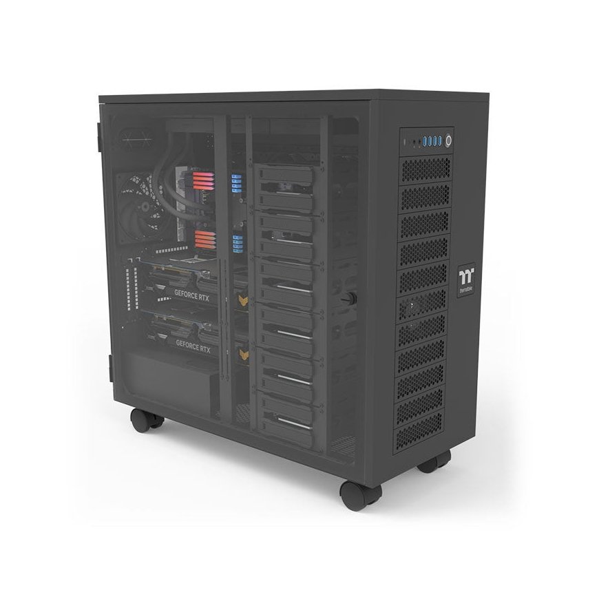 Thermaltake AX700 TG Tower musta – 2