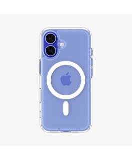 Spigen Ultra Hybrid T (MagFit + Camera Control) mobilo telefonu apvalks 15,5 cm (6.1") Aploksne Caurspīdīgs, Balts