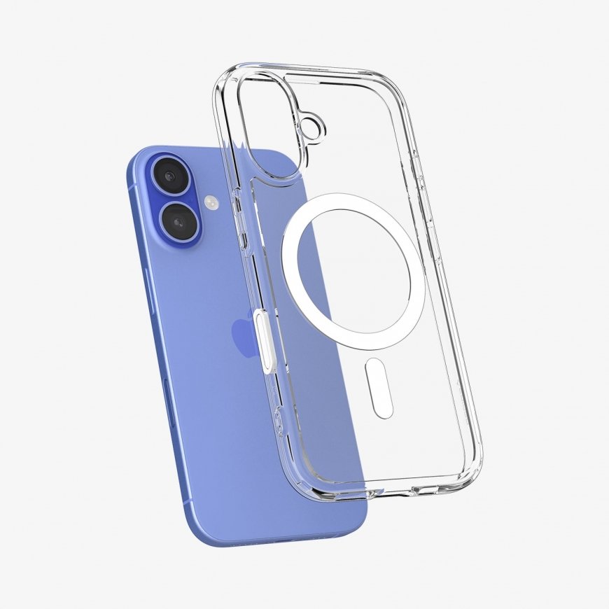 Spigen Ultra Hybrid T (MagFit + Camera Control) iPhone 16 Case White – 4