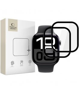 HYBRIDINIS STIKLAS TECH-PROTECT GLASS FLEX+ 2-PACK APPLE WATCH 10