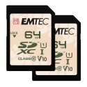 Emtec SD 64ГБ UHS-I U1 V10 На открытом воздухе 2 шт.