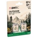 Emtec SD 64ГБ UHS-I U1 V10 На открытом воздухе 2 шт.